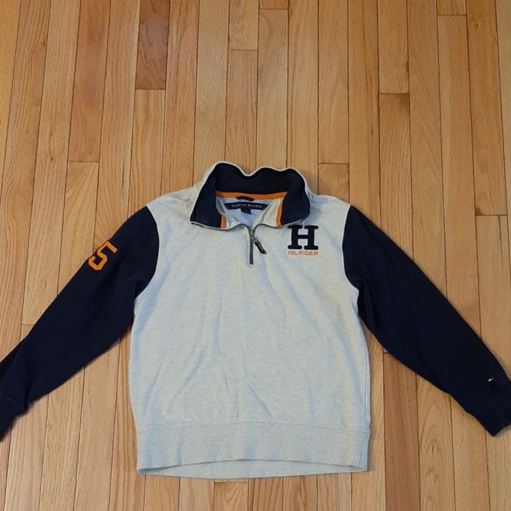 Tommy Hilfiger zip neck boys sweater